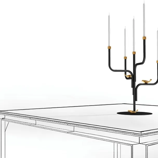 Candelabro Bird Watch Candle di Minotti Italia