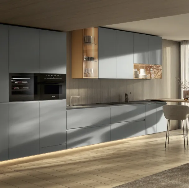 Cucina Design con penisola 36e8 Cut Project 2827 di Lago