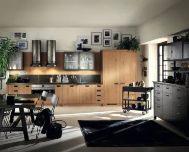 Cucina Moderna Diesel Social Kitchen in Ruxe Wood di Scavolini