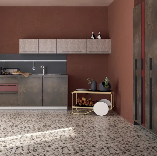 Cucina Moderna lineare For Me Kitchen Two di De Rosso