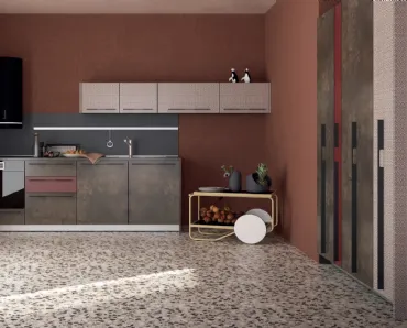 Cucina Moderna lineare For Me Kitchen Two di De Rosso